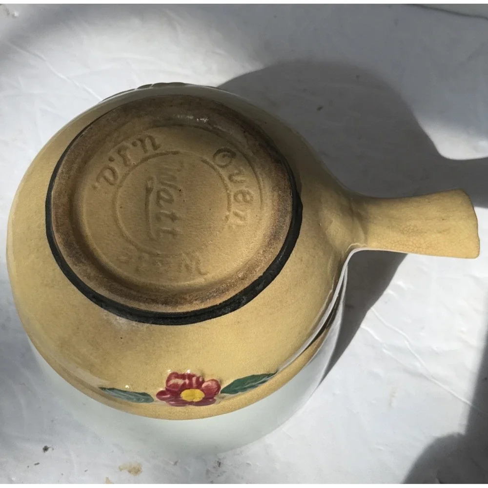 1 RARE Watt Rio‎ Rose Indivdual Casserole with Lid